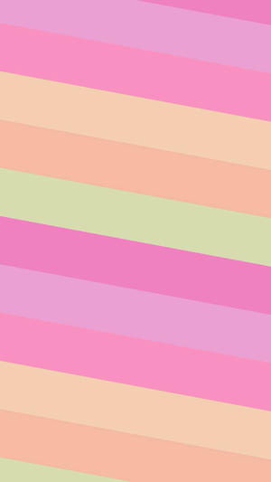 Pastel Stripes Serenity Lock Screen Wallpaper