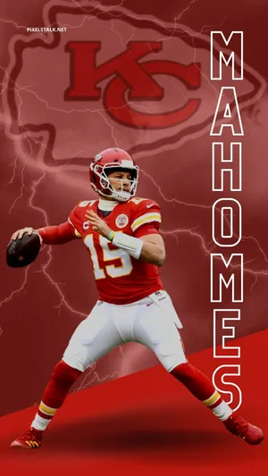 “pat Mahomes Dials Up His Phone” Wallpaper