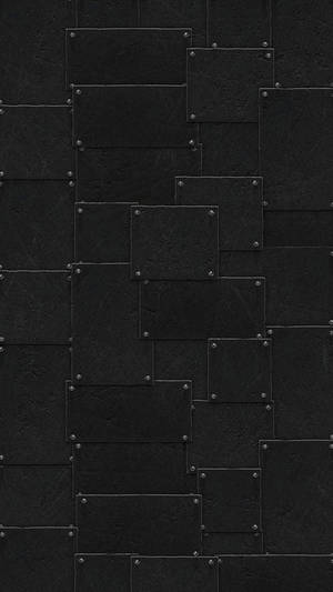 Patched-up Black Leather Iphone Wallpaper