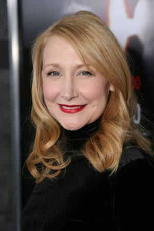 Patricia Clarkson In A Black Turtleneck Shirt Wallpaper