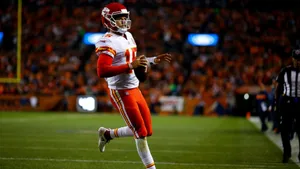 Patrick Mahomes At The Side Wallpaper