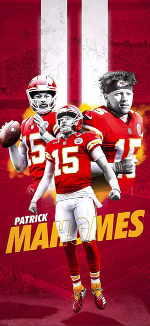 Patrick Mahomes Touching The Future Wallpaper