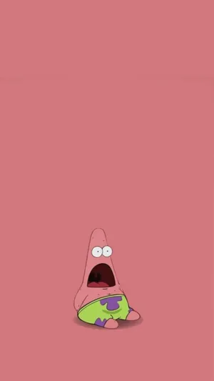 Patrick Starfish Cartoon Phone Wallpaper