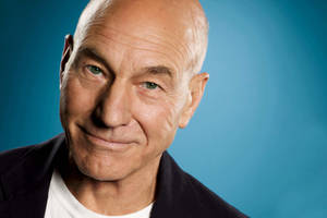 Patrick Stewart Green Eyes Wallpaper