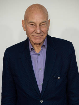 Patrick Stewart Half-body Shot Wallpaper