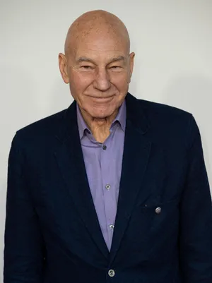 Patrick Stewart Half-body Shot Wallpaper