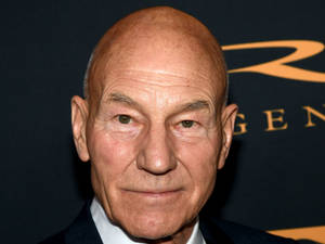 Patrick Stewart Neutral Face Wallpaper