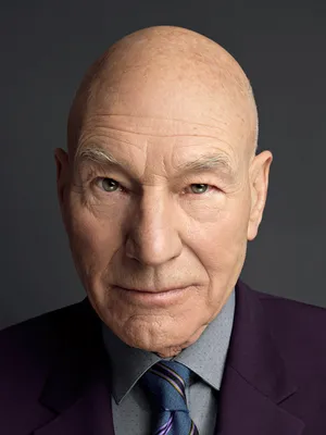 Patrick Stewart Straight Face Wallpaper
