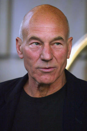 Patrick Stewart Tanned Skin Wallpaper