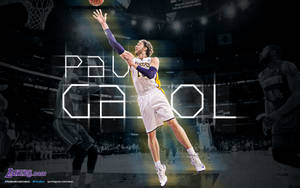 Pau Gasol Lakers Poster Wallpaper