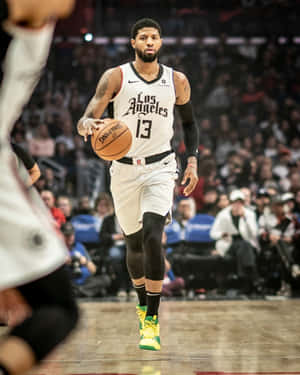 Paul George Clippers Game Face Wallpaper