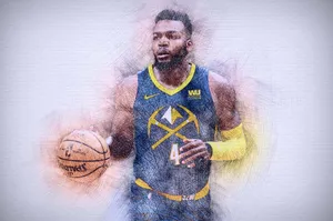 Paul Millsap Sketch Art Wallpaper