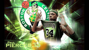 Paul Pierce Showing Off His Player Number Wallpaper