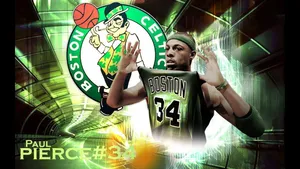Paul Pierce Showing Off His Player Number Wallpaper