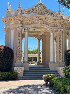 Pavilion Inside Balboa Park Wallpaper