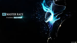 Pc Master Race Dark Abstract Wallpaper