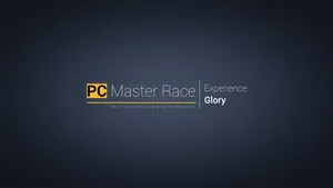 Pc Master Race Dark Gradient Wallpaper
