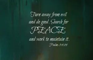 Peace Bible Quote Wallpaper