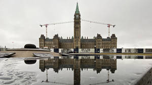 Peace Tower In Ottawa, Ontario Wallpaper