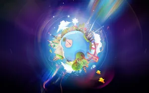 Peaceful Ideal World Wallpaper