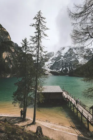 Peaceful In The Mountains Wallpaper