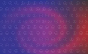 Peaceful Purple Sign Wallpaper