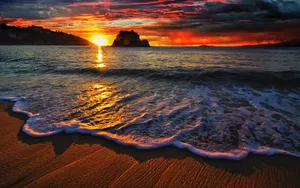 Peaceful Seashore Wallpaper