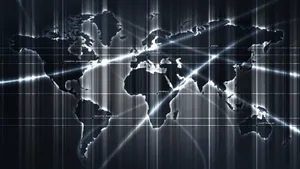 Peaceful World Map Wallpaper