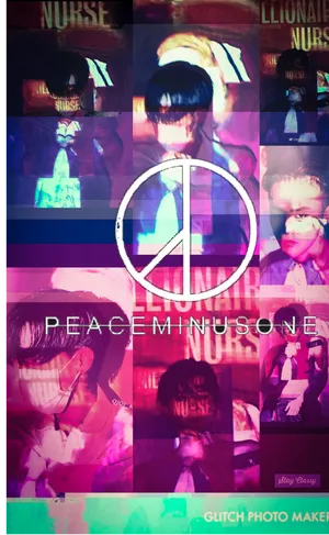 Peaceminusone Glitch Image Wallpaper