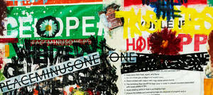 Peaceminusone Graffiti Art Wallpaper
