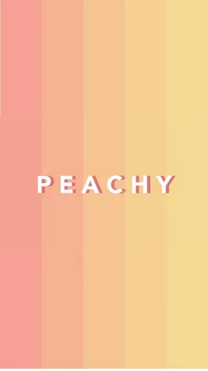 Peach Aesthetic Gradient Bars Wallpaper