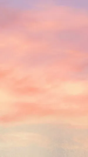 Peach Color Aesthetic Sky Wallpaper