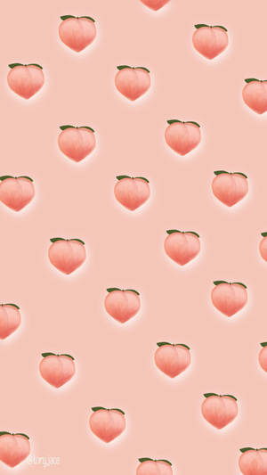 Peach Pattern Pastel Background Wallpaper