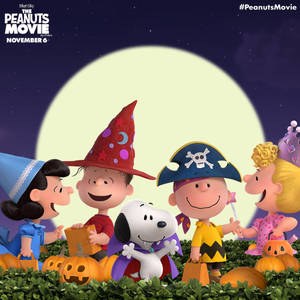 Peanuts Charlie Brown Halloween Poster Wallpaper