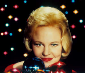 Peggy Lee Sparkling Backdrop Wallpaper