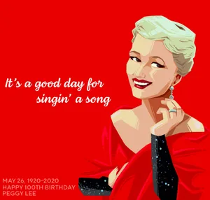Peggy Lee100th Birthday Tribute Wallpaper