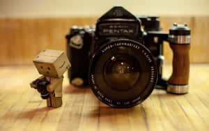 Pentax Photography Camera With Danbo Wallpaper