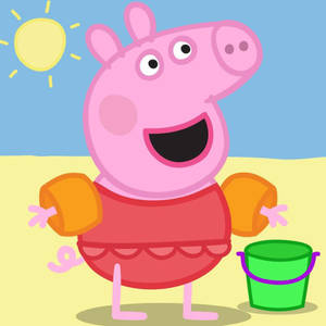 Peppa Pig Beach Time Wallpaper
