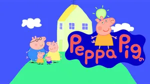 casa color  Peppa pig wallpaper, Peppa pig house, Pig wallpaper