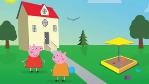 Peppa Pig Sandbox Wallpaper