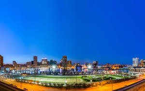 Perfectly Blue Sky In Baltimore Wallpaper