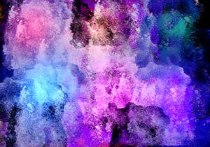 Periwinkle Blots Grunge Texture Wallpaper