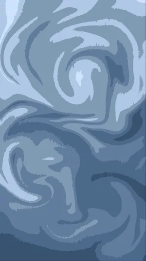 Periwinkle Blue Abstract Swirls Wallpaper