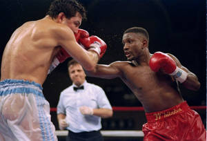 Pernell Whitaker Punching Wallpaper