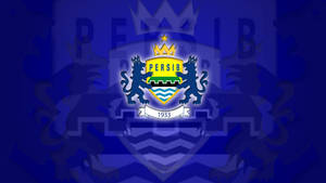 Persib Bandung Crown And Lions Wallpaper