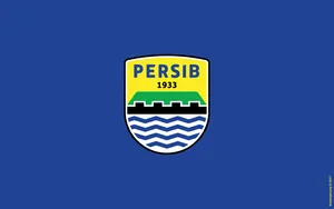Persib Bandung Logo Blue Background Wallpaper