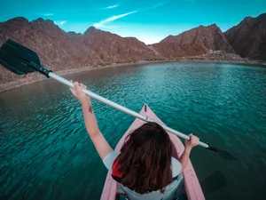 Person In A Kayak With A Gopro Wallpaper