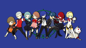 Persona 3 Chibi Characters Wallpaper