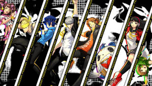 Persona 4 Dancing All Night Bars Wallpaper