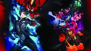 Persona 5 4k Two Sides With Joker Wallpaper